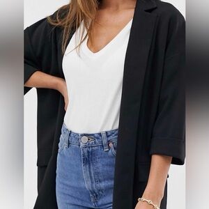 ASOS Cuff Sleeve Blazer